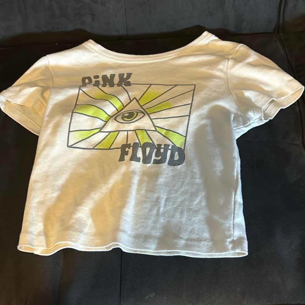 American Eagle crop band T